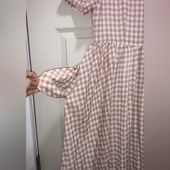 JessaKae Pink Checkered Midi Dress - Picture 2 of 2